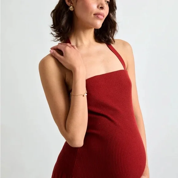 Hatch | Dresses | Elegant Red Maternity Dress | Poshmark